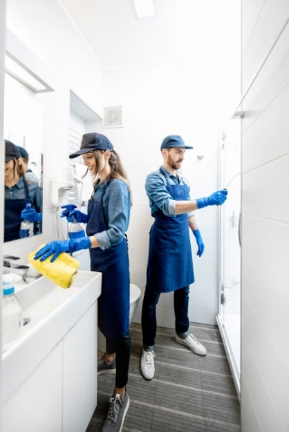 Melbourne office cleaners at work