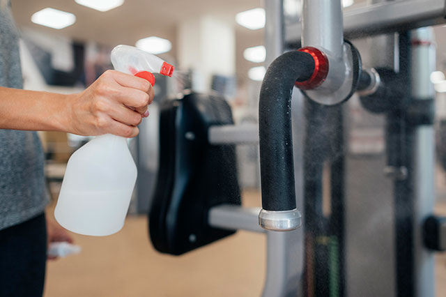 fitness centre cleaning