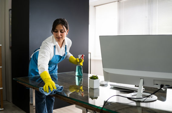 office cleaning -correct cleaning process